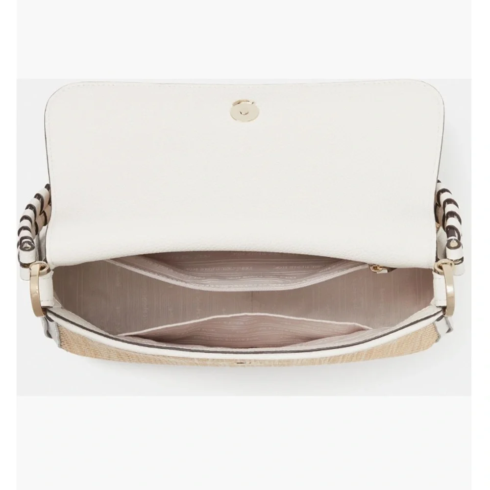 NWT - Kate Spade Woven Straw Convertible Bag